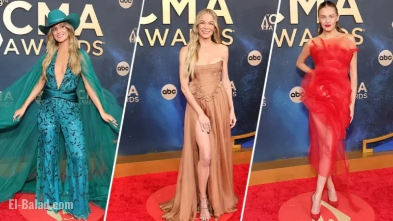 Country Stars Lainey Wilson, LeAnn Rimes, Kelsea Ballerini Shine at CMA Awards