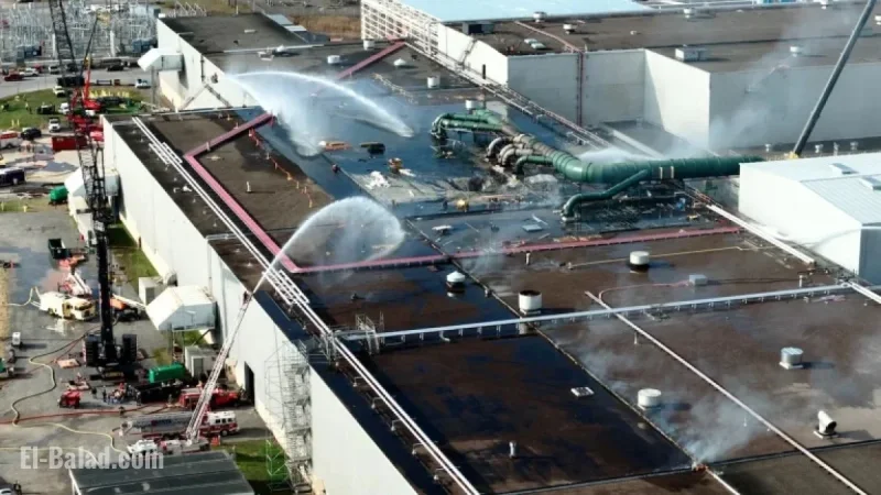 Firefighters Combat Blaze at Novelis Aluminum Plant in Oswego County