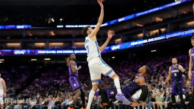 Live Coverage: Kings Face Thunder with Wednesday’s Game Highlights