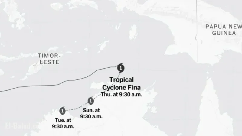 Tracking Tropical Cyclone Fina: Interactive Maps and Updates