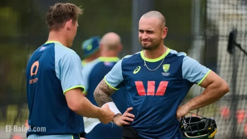Weatherald, Doggett Make Debuts in First Ashes Test