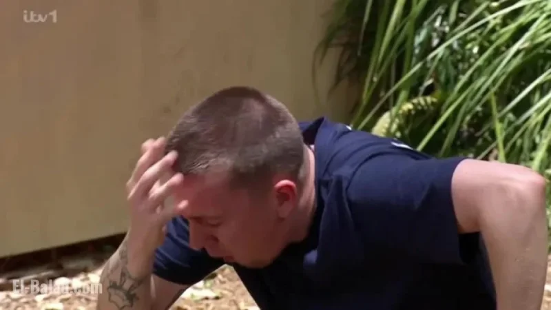 Aitch Struggles and Gags During I’m A Celeb Bushtucker Trial