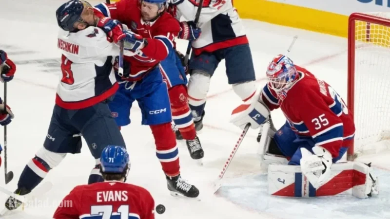 Canadiens Bench Goalie Montembeault Against Capitals