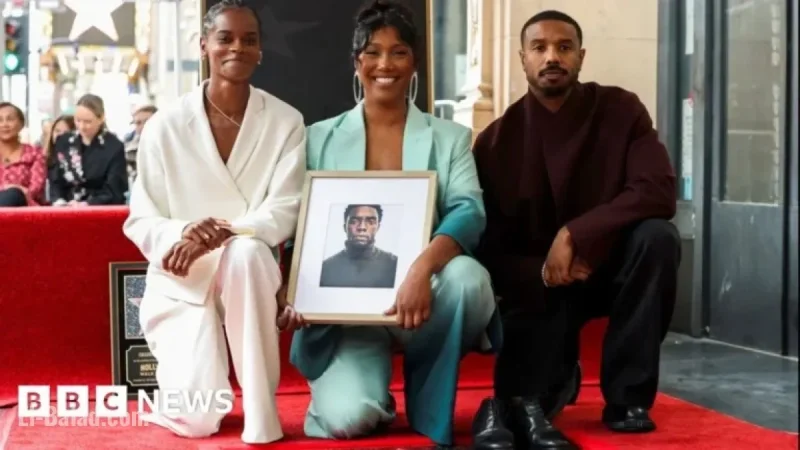 Chadwick Boseman Posthumously Celebrated with Hollywood Walk of Fame Star