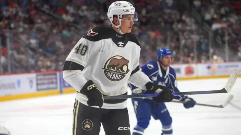 Ilya Protas Leads Hershey Bears in Points, Goals Early in Career