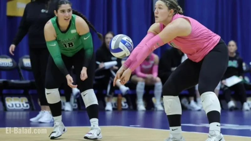 Marshall Volleyball Ends Season with Defeat to Troy at SBC Tournament