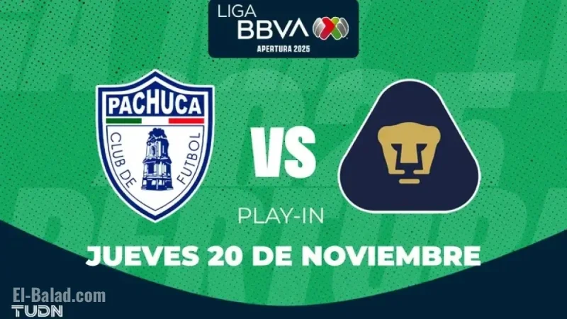 Pachuca vs. Pumas: Apertura 2025 Play-In Match Time and Viewing Guide