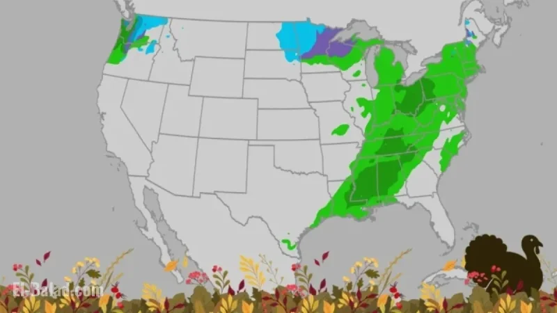 Weather Threatens Thanksgiving Travel: Potential Delays Ahead