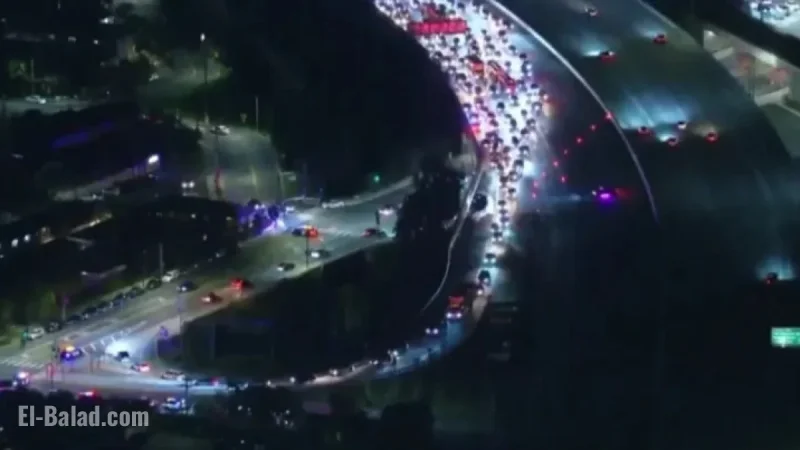Burbank Freeway Closed After Suspect Shoots Police K9