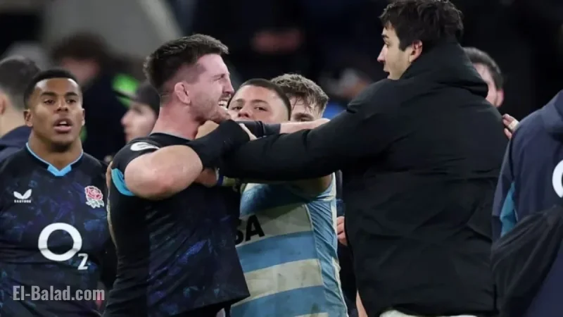 England Triumphs Over Argentina; Tom Curry Allegedly Shoves Pumas Coach