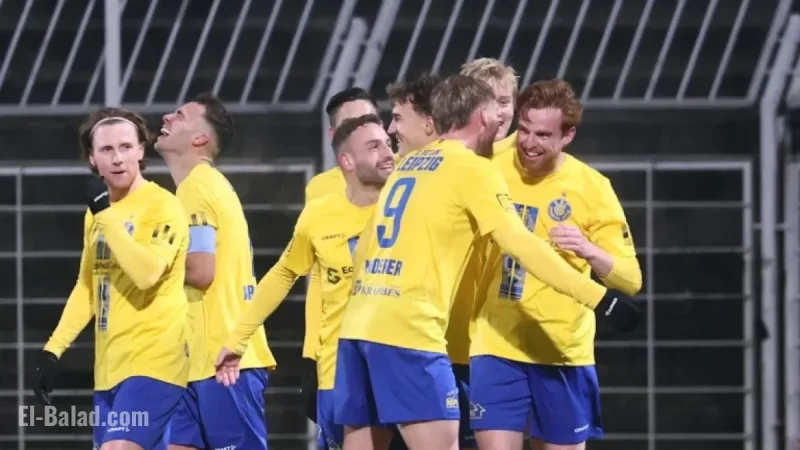Lok Leipzig Scores Historic Goal