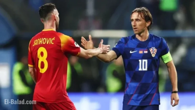 Montenegrin Fans Honor Legendary Luka Modric with Standing Ovation