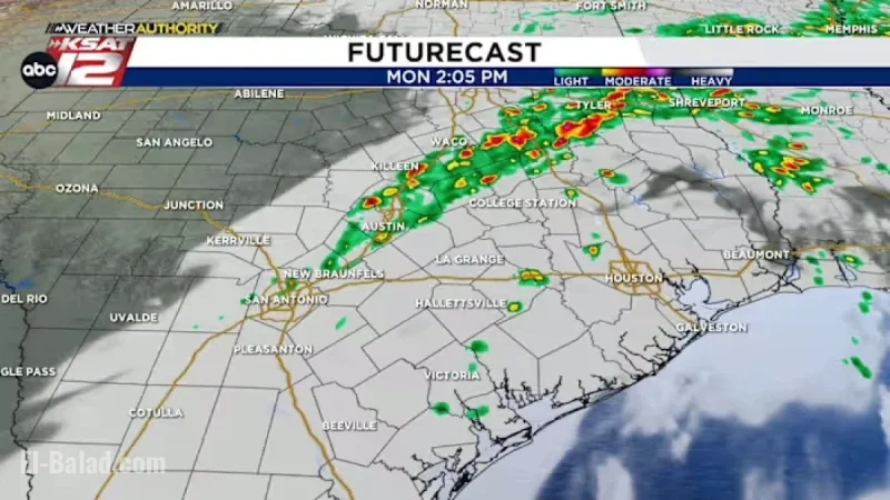Texas Faces Widespread Storm Threat on Monday