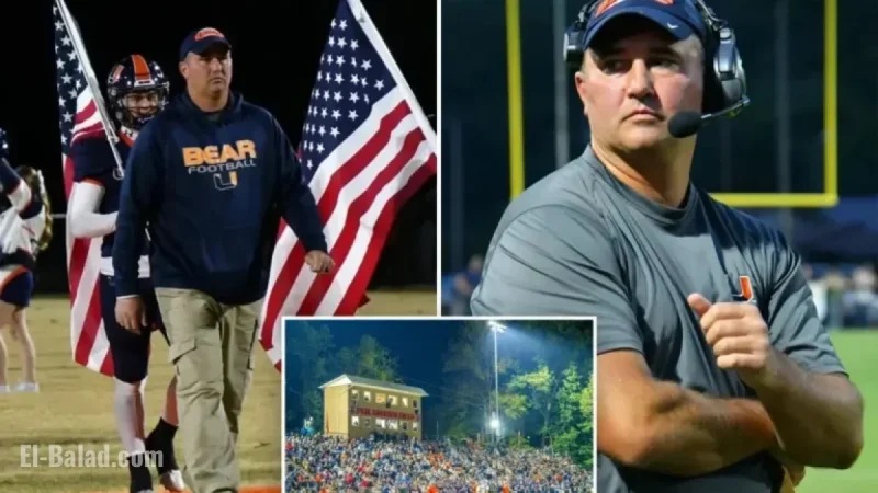 Virginia High School Football Coach Missing; Massive Search Underway Amid Undefeated Season