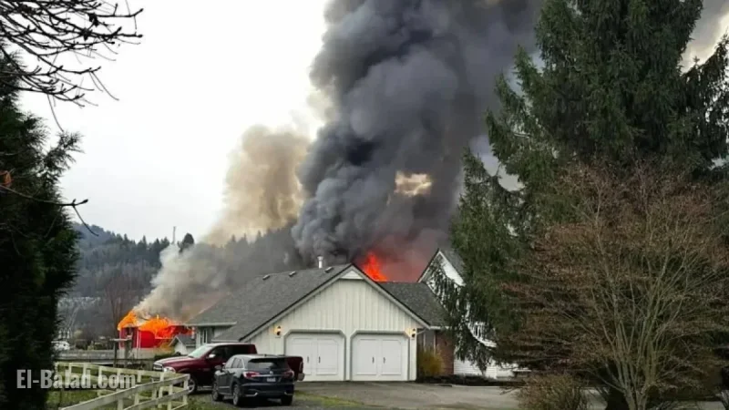 Chilliwack Firefighters Battle Intense Chicken Barn Blaze