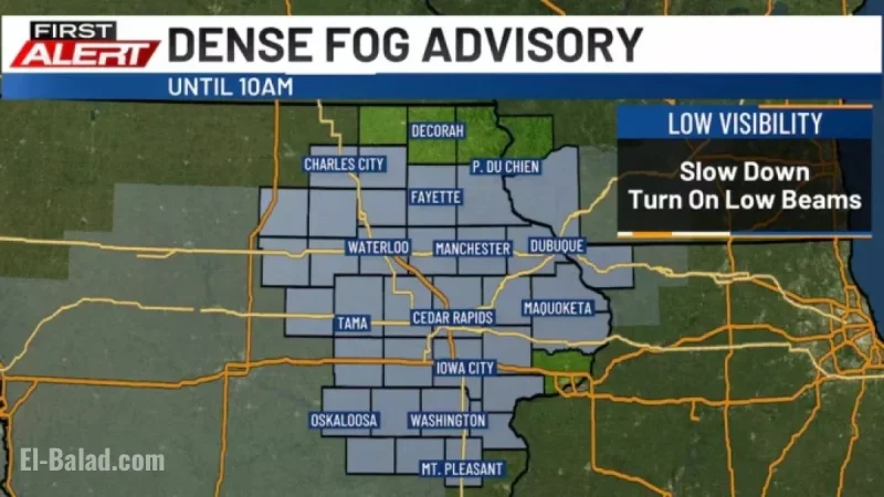 Foggy Morning Transitioning to Colder Temperatures