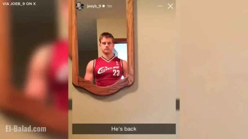 Joe Burrow Reveals Injury Comeback in Viral LeBron James Jersey Photo