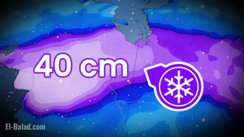 Major Storm to Bring Up to 40 cm of Snow to Quebec