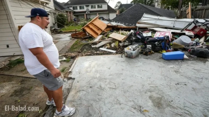 Tornado Strikes Near Houston, Damaging Over 100 Homes