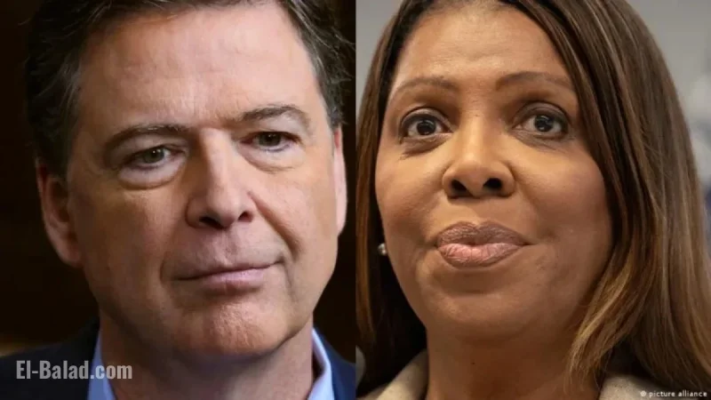 US Judge Dismisses Cases Against James Comey, Letitia James