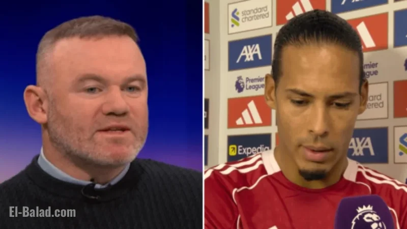 Wayne Rooney: Virgil van Dijk’s Comments Post-Forest Loss Worry Liverpool Fans