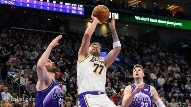 Doncic Scores 33, Lakers Triumph Over Jazz