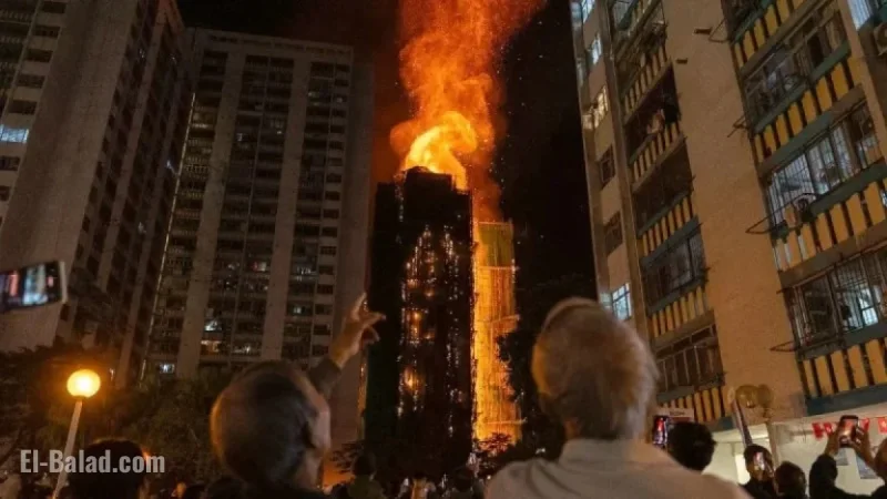 Fire Devastates Hong Kong Tower Blocks, Killing 13