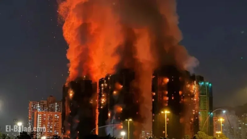 Fire Erupts in Hong Kong Residential Complex, Killing 13