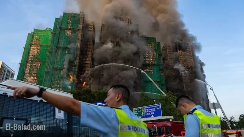 Hong Kong Highrise Fire Claims 13 Lives in Tragic Incident