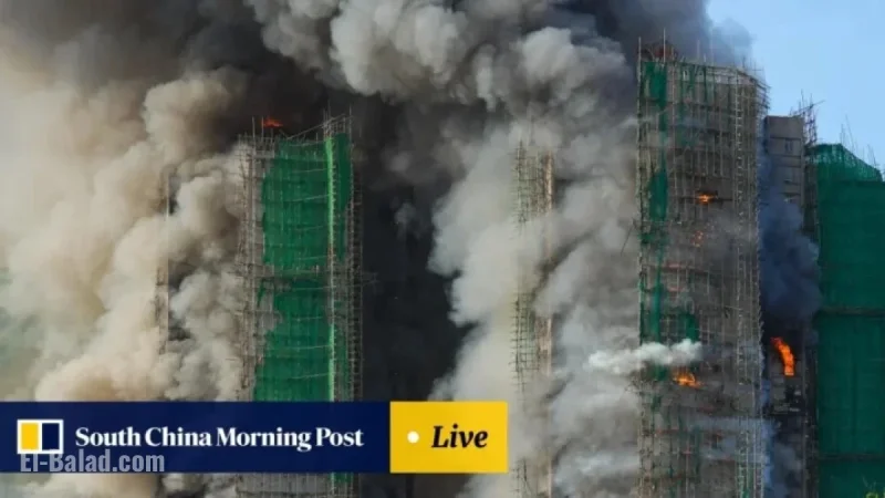 Hong Kong’s Tai Po Fire Severely Burns Two, Traps Residents