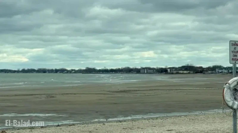 Strong Winds Cause Water Levels to Drop in Western Lake Erie