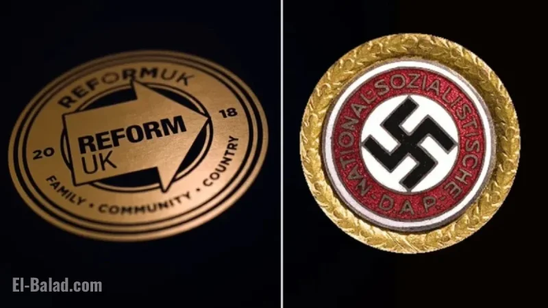 Tory Dispute Erupts Over Comparison of Reform Logo to Nazi Symbol