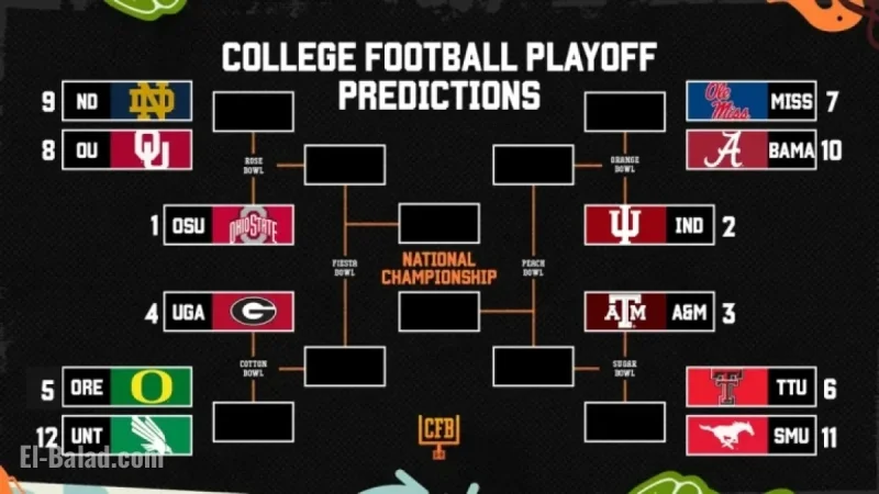 Week 13 College Football Playoff Bracket: Projections and Predictions