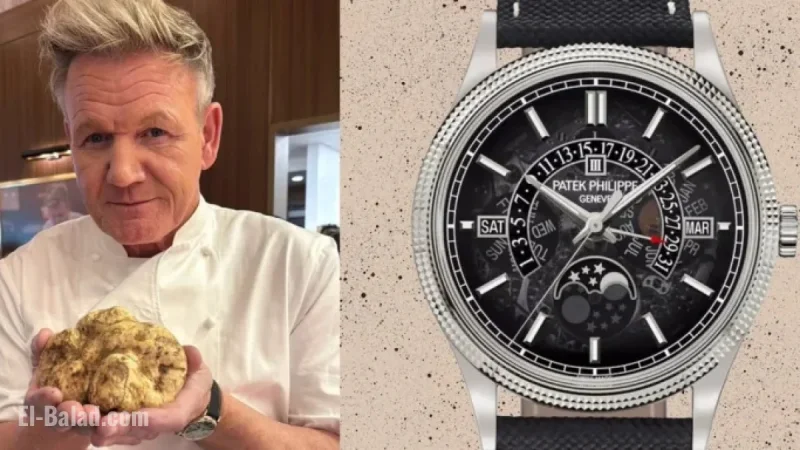 Gordon Ramsay Celebrates Truffle Season with £100k Patek Philippe Watch
