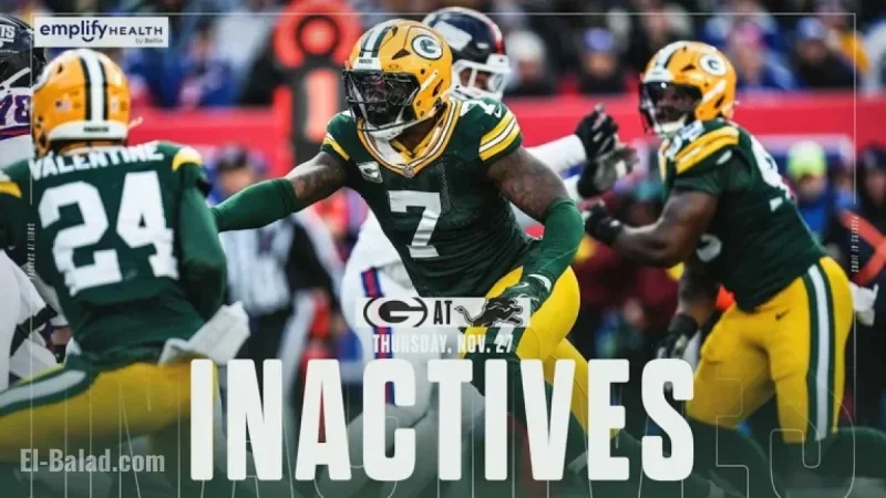 Quay Walker Out, Keisean Nixon In for Detroit Matchup