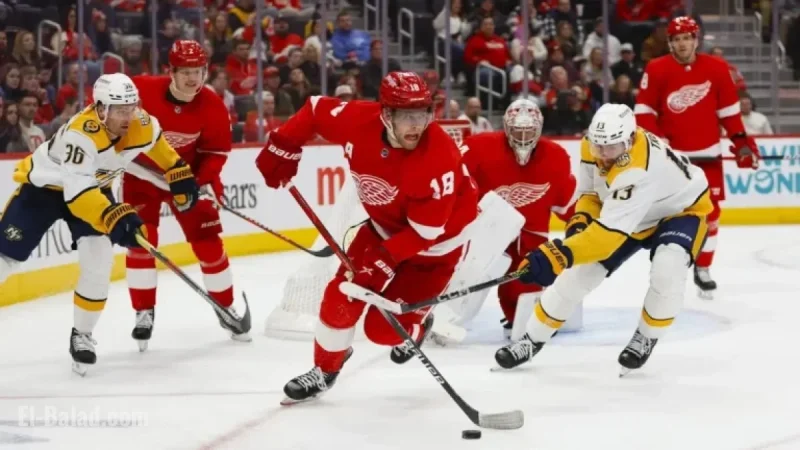 Red Wings Face Predators: Line Combinations Revealed