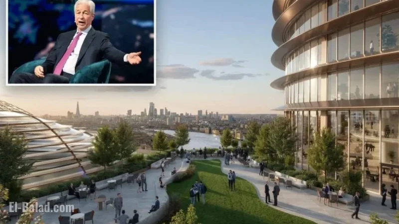 JPMorgan Plans Massive Multibillion-Dollar Tower in Canary Wharf, London