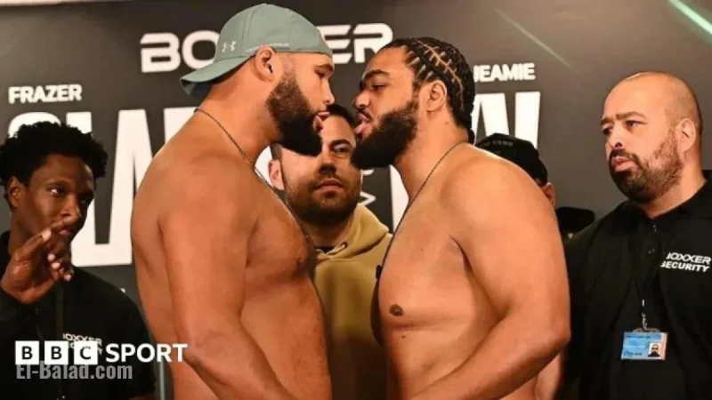 Security Intervenes as Clarke and TKV Clash at British Title Weigh-In