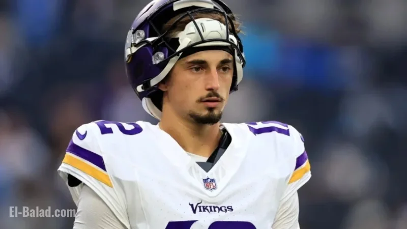 Vikings Start Max Brosmer; J.J. McCarthy Still in Concussion Protocol