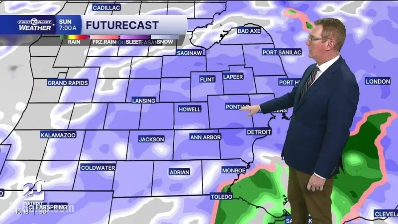 Ann Arbor weather today: Winter Storm Warning, snow ramps up after midday and lingers into Sunday morning