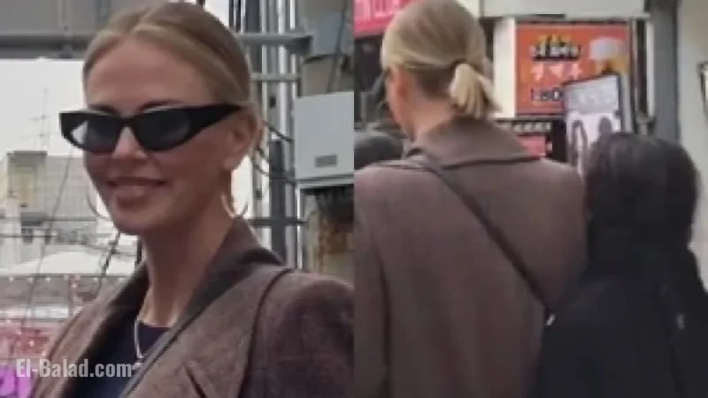 Charlize Theron Seen in Hongdae, Seoul