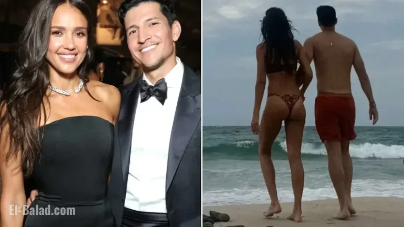 Jessica Alba Celebrates Thanksgiving with Boyfriend Danny Ramirez in Swimsuit Photo