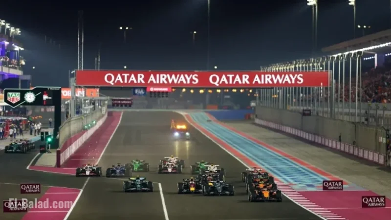 Piastri Leads 2025 Qatar Sprint Opening Lap Ahead of Russell, Norris