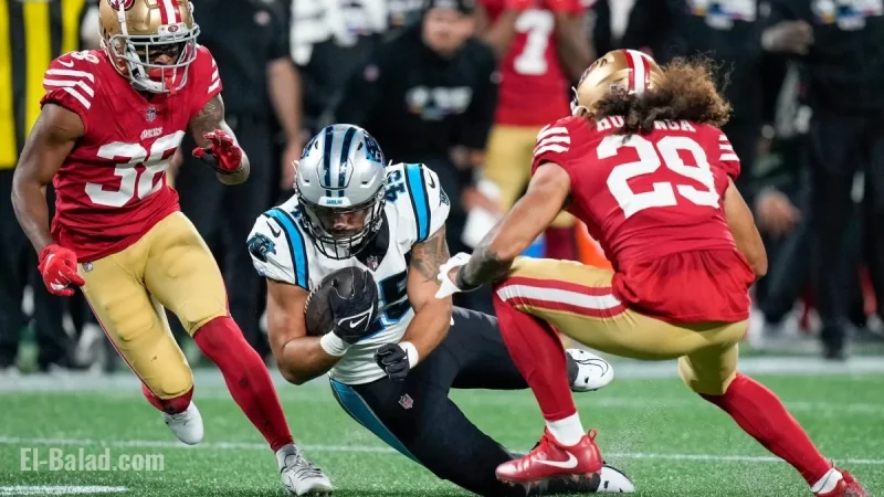 49ers vs Panthers questions answered: today’s games, Monday Night Football channel, key stats from the last SF–CAR meeting, and quick predictions