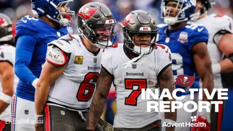 Baker Mayfield, Bucky Irving Cleared to Play: Cardinals vs. Bucs Inactives