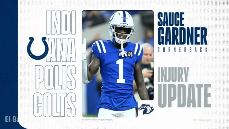 Colts Cornerback Sauce Gardner Injured in Week 13 Clash Against Texans