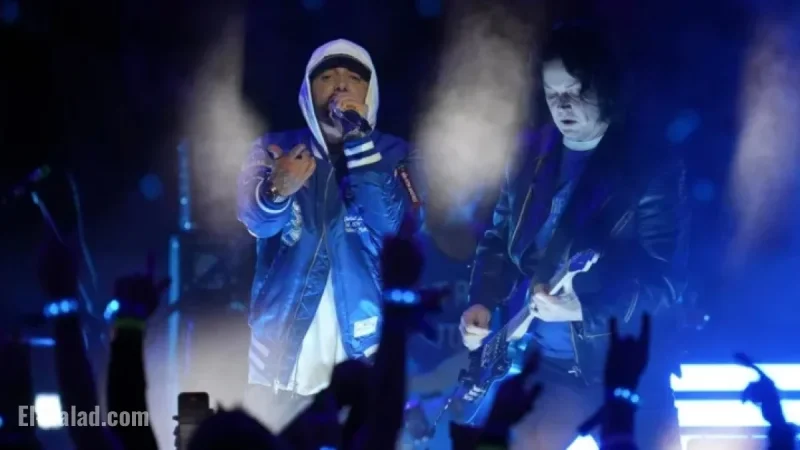 Jack White and Eminem Unveil 3-Track Album with Halftime Show Performance