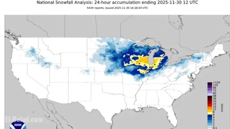 Saturday’s Storm: Top Snowfall Totals Revealed