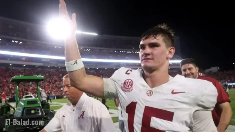 Ty Simpson Connects with Isaiah Horton, Elevating Alabama’s Iron Bowl Legacy