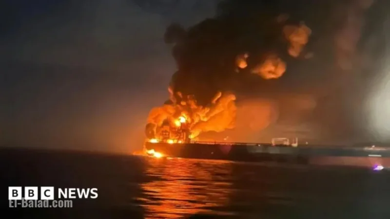 Ukraine Strikes Black Sea Tankers, Escalating Tensions with Russia